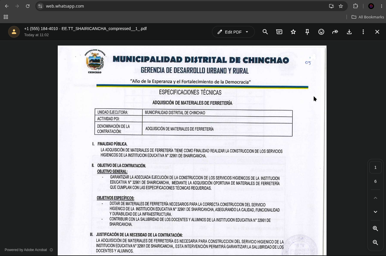PDF de bases recibido